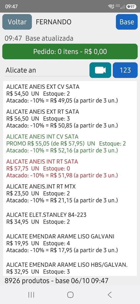 Busca de produtos